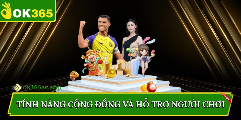 Tính năng cộng đồng và hỗ trợ người chơi 